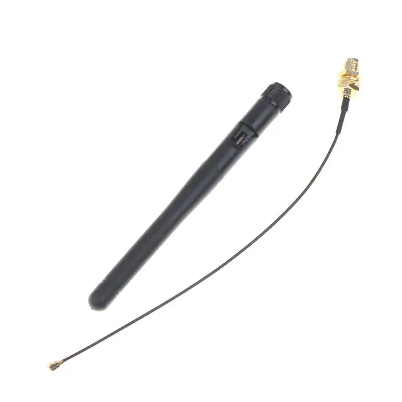 ? 2.4GHz 3dBi WiFi 2.4g 안테나 +15cm 공중 안테나 RP-SMA 남성형 무선 라우터 PCI U.FL IPX - RP SMA 남성형 피그테일 케이블