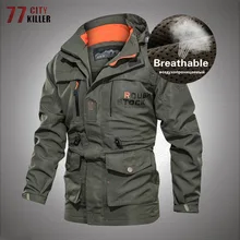  Big Size 6XL Military Bomber Jacket Men Autumn Quick Dry Multi-pocket Tactical Jackets Windbreaker Mens Waterproof Outdoor Coats 