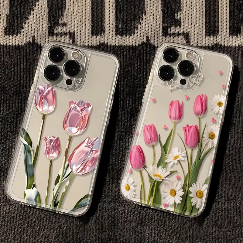 Tulip Pattern Summer Phone Case