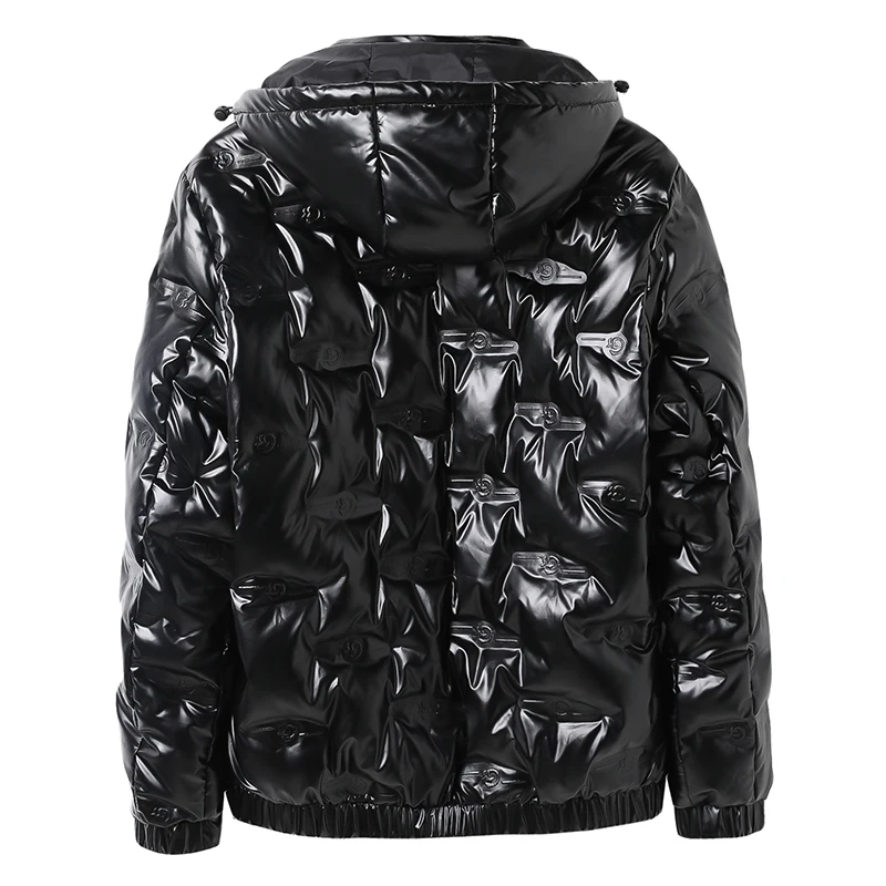 Autumn Winter Fashion Men Outwear Tops Male Duck Down Jacket Padded Waterproof Thicken Warm Hooded Cardigan Oversize Causal Coat