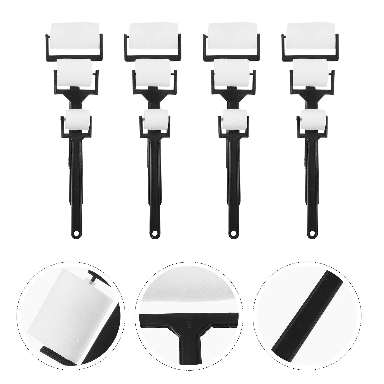 

12 Pcs Tools Painting Brush Kit Drawing Painted Material Sponges White Child