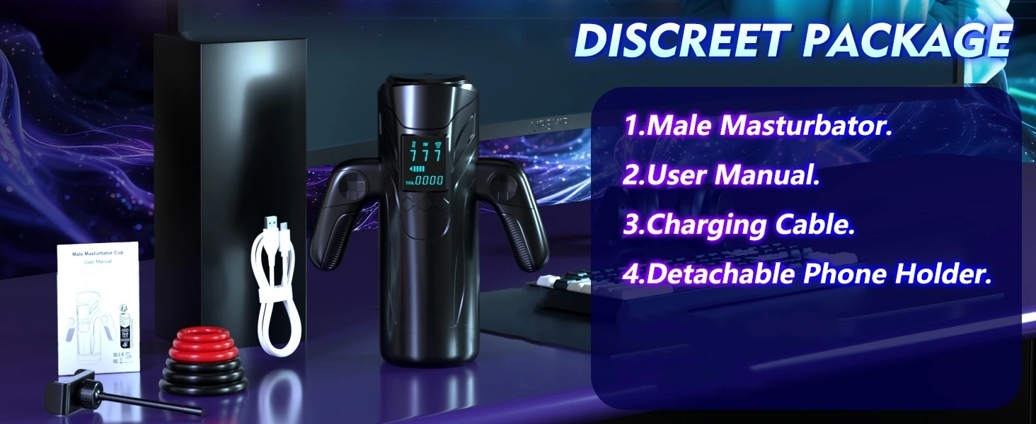 Automatic Male Masturbator With 7 Suction And Thrusting Modes_voghion.com