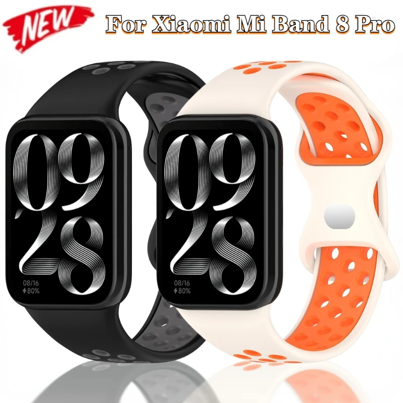 Cinturino In Silicone Per Redmi Watch 4 Two-Tone Bracciale Wristband Smart Watch Sostituzione Per Xiaomi Mi Band 8 Pro Accessorise Correa