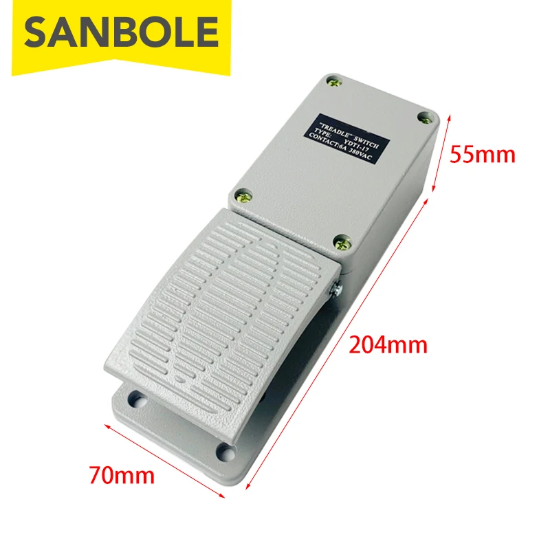 interruptor de pe ydt1 17 tipo pedal 6a 01