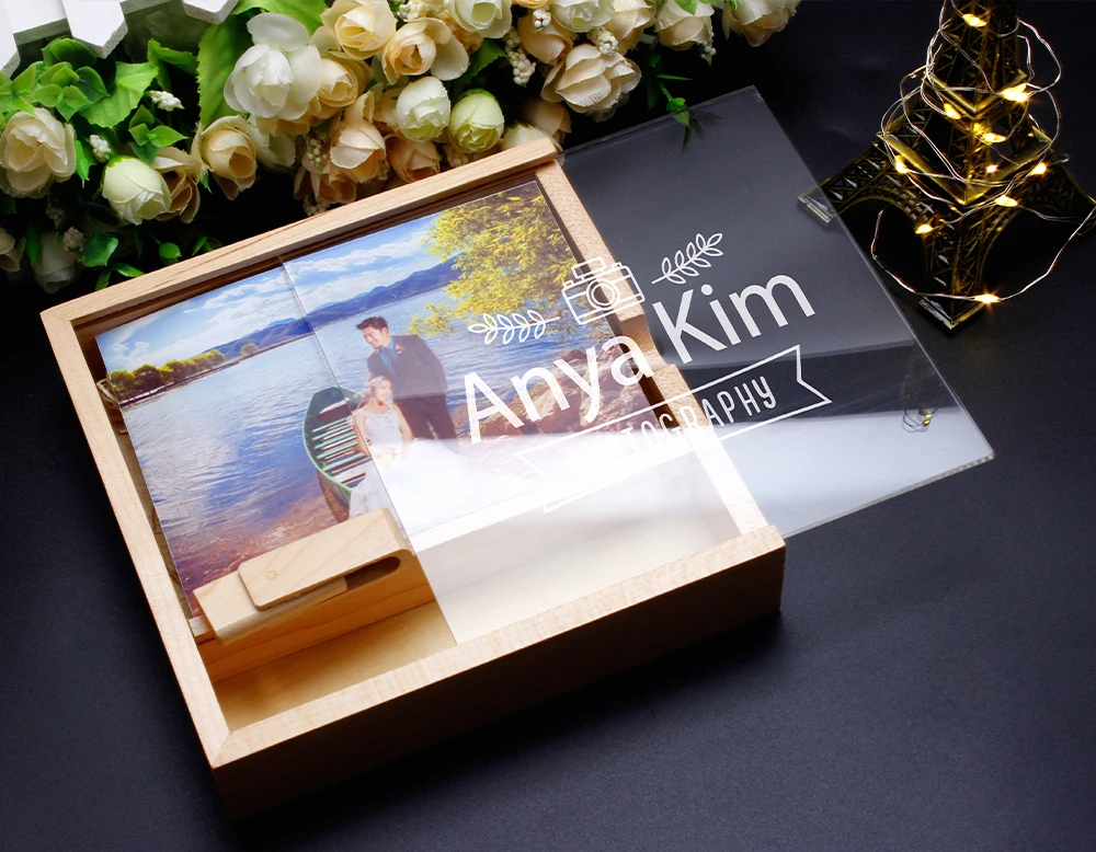 Caixa de Madeira, Logótipo Personalizado Grátis, Fotografia,