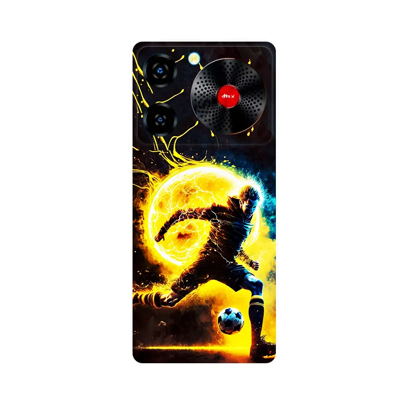 Nubia Music Case - Funny Cute Silicone Soft Back with Shockproof Bumper