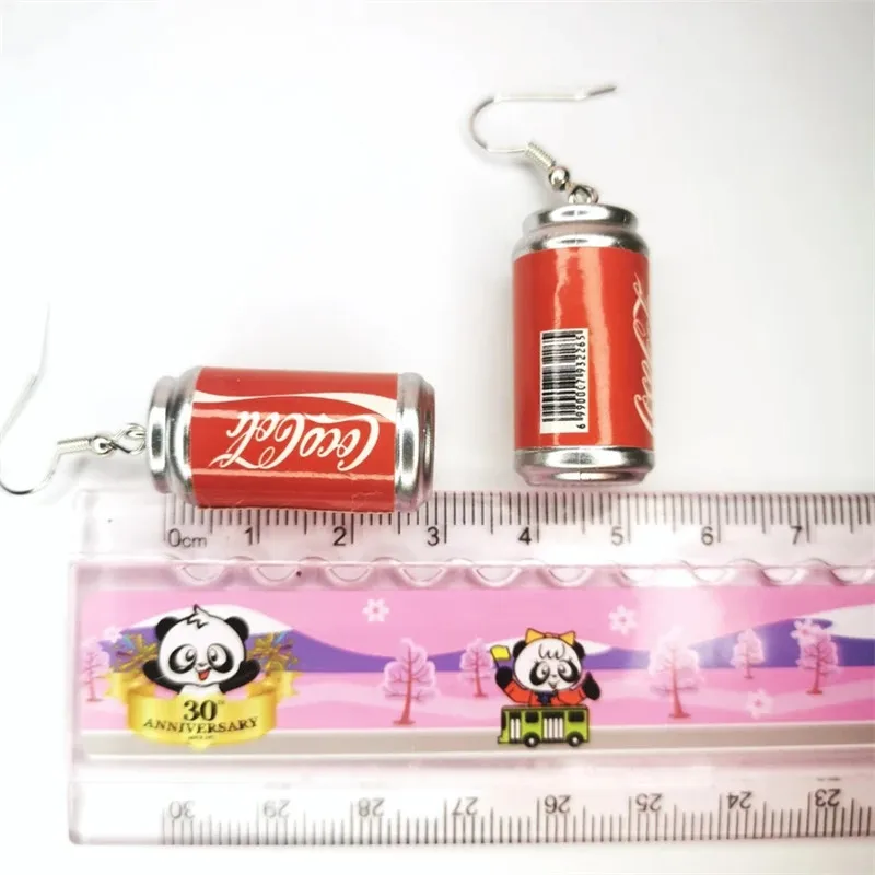 Coke Can Earrings Novel Food Earrings  Interesting Women's Earrings Strange Earrings  Personalized Objects  Earrings Gifts