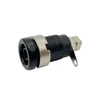 20PCS Insulated Safety 32A 4mm Banana Socket Terminal 5 Colors Female Jack Panel Mount Socket Binding Post Wire Connector 2