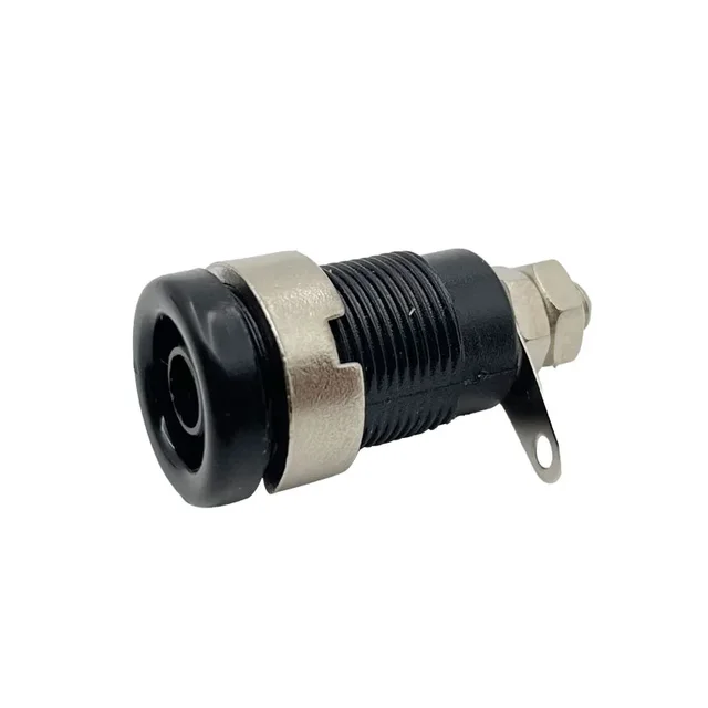20PCS Insulated Safety 32A 4mm Banana Socket Terminal 5 Colors Female Jack Panel Mount Socket Binding Post Wire Connector 2