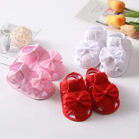 Newborn Baby Girls Shoes Cotton Cute Toddlers Soft Sole Butterfly-Knot Princess Shoes Spring First Walkers Kids Birthday Gift 1