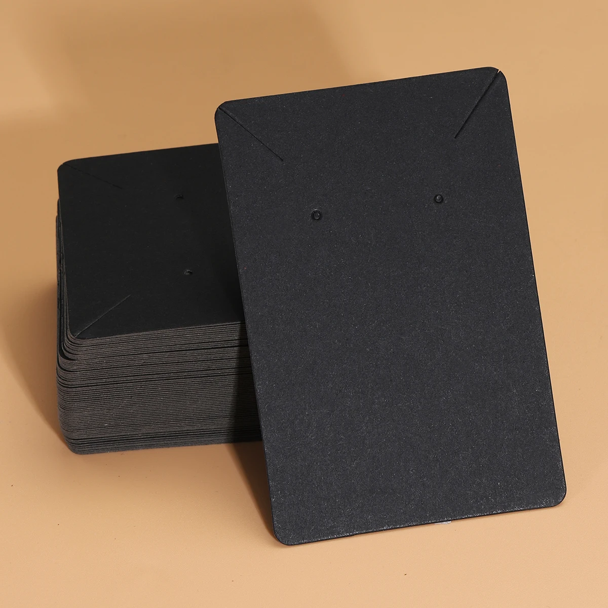 50 stücke 6x9 cm Halskette Ohrringe Ohr Studs Verpackung Karte Leere Schmuck Display Karte Kraft Papier Karte Für schmuck Verpackung – Detail 3