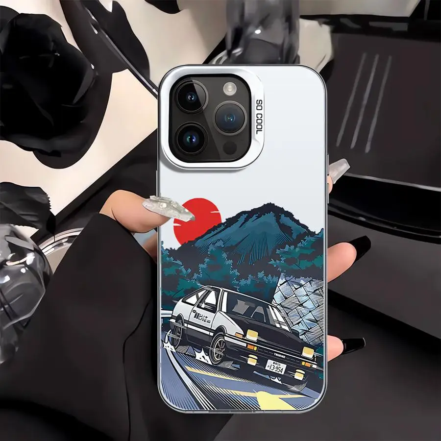 Anime-Inspired Phone Case Featuring I-Initial D Design
