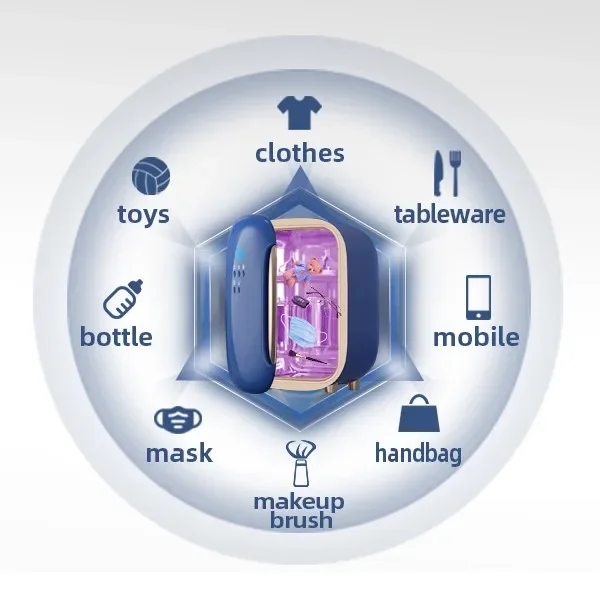 Baby Bottle Sterilizing Light Steriliser Box Tool Sterilizer Cabinet Sanitizer Sterilization Machine with Timer for Baby