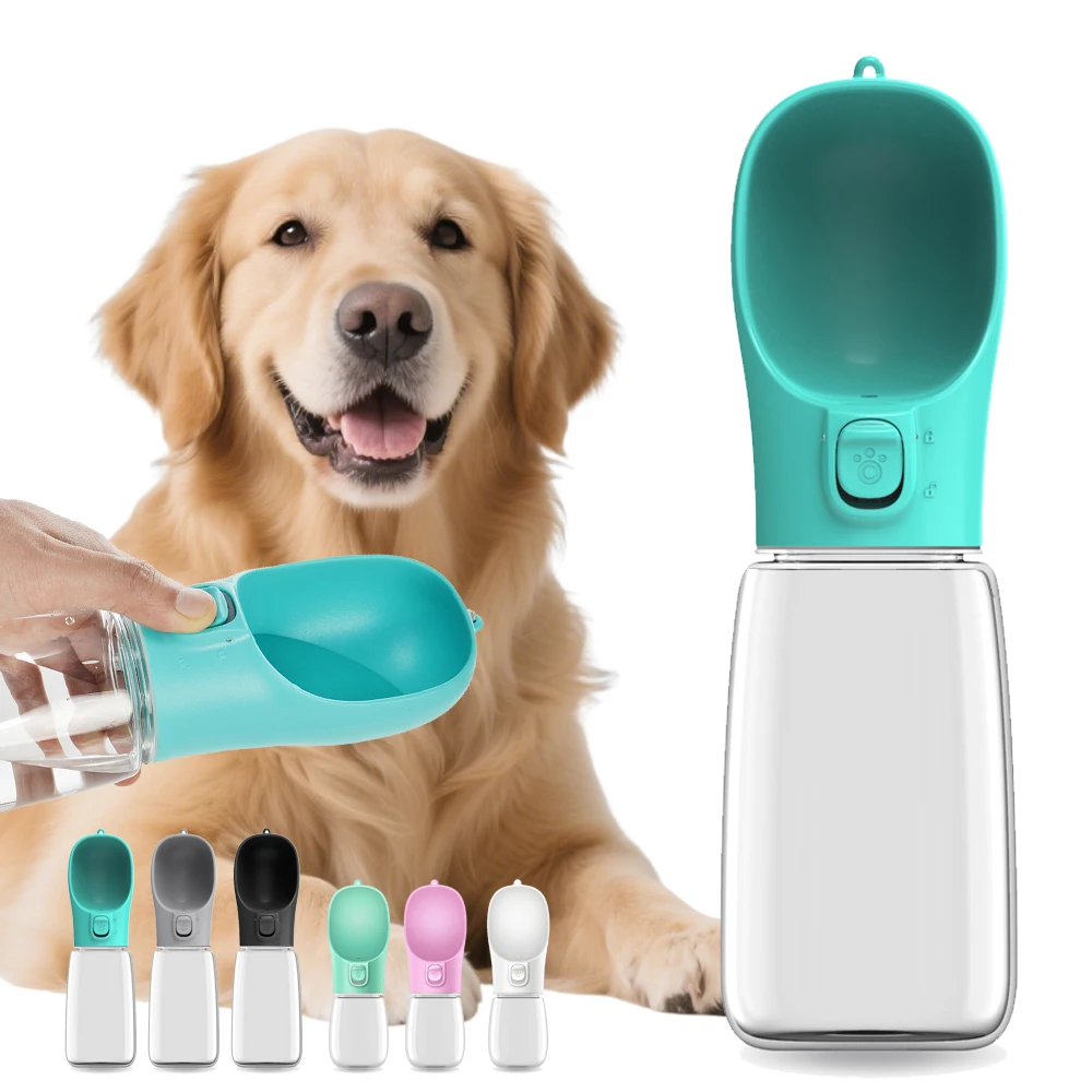 350/550ml Portable Big Dog Water Bottle