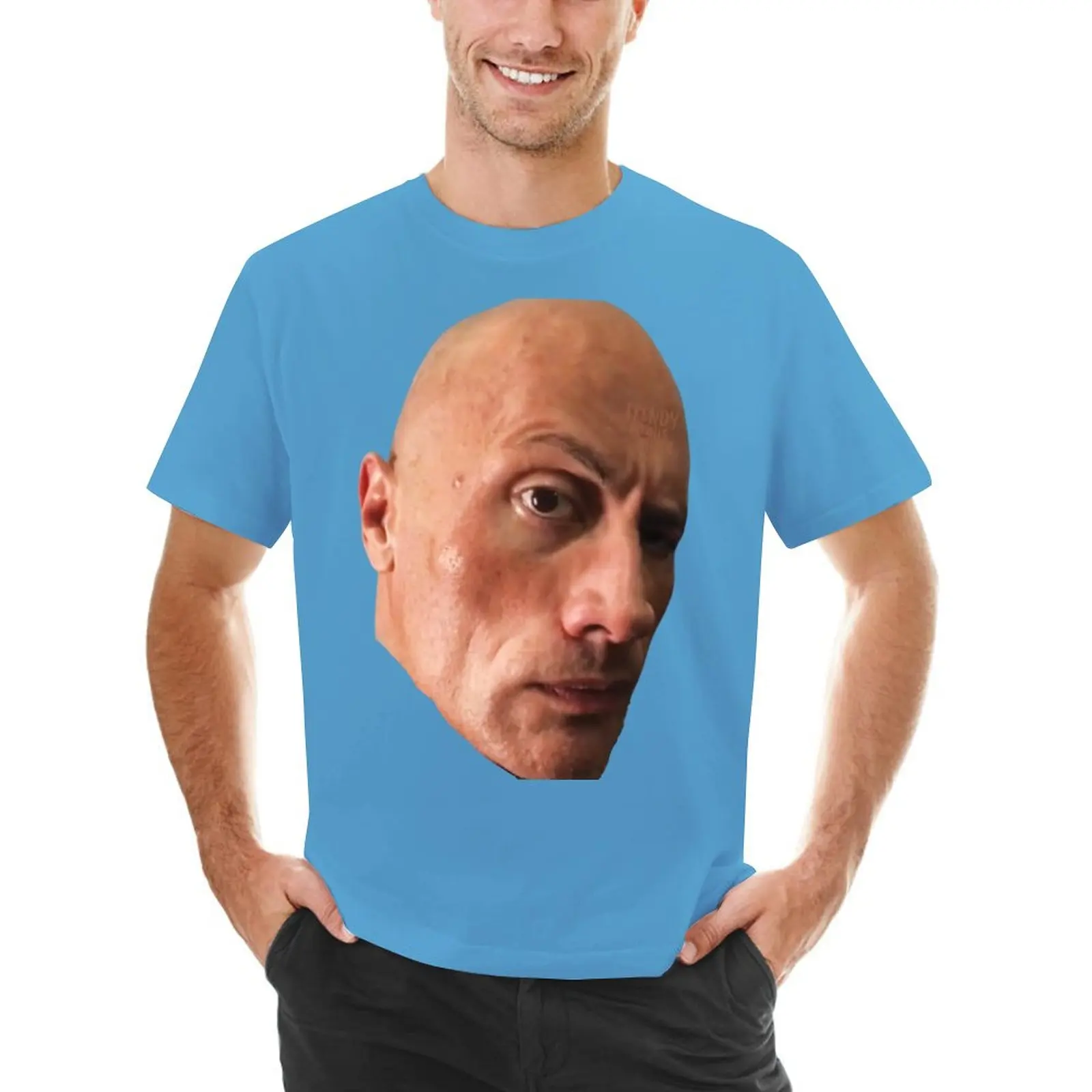 The Rock Eyebrow Raise Face Meme T-Shirt Blouse summer top sports