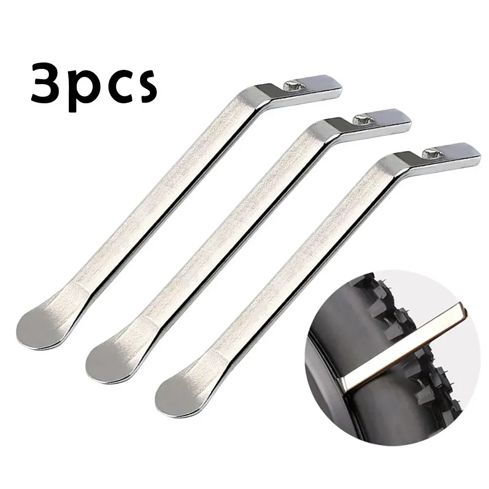 

3 PCS Motorcycle Bike Tire Lever MTB Bicycle Tyre Spoon Remover Tool Stainless Steel MTB Cycling Wheel Repair Tools Bike Parts
