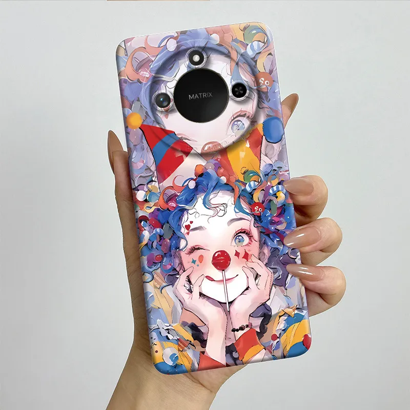 Sweet Painted Silicone Phone Case - Fashion Cartoon Design, Protective & Stylish