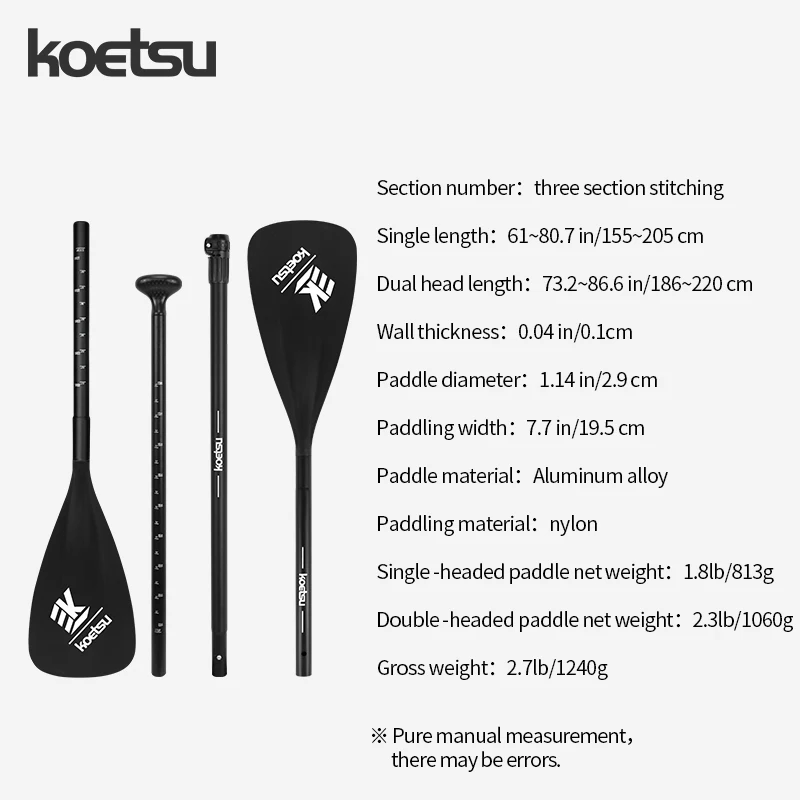 Adjustable Aluminum SUP Paddle 2