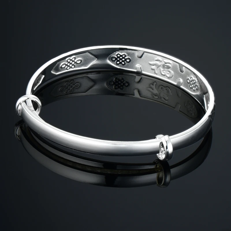9 Style Punk Gold Silver Color Bracelets for Women Streetwear Goth Round Flower CZ Metal Open Bangle Fashion Jewelry Gifts 3
