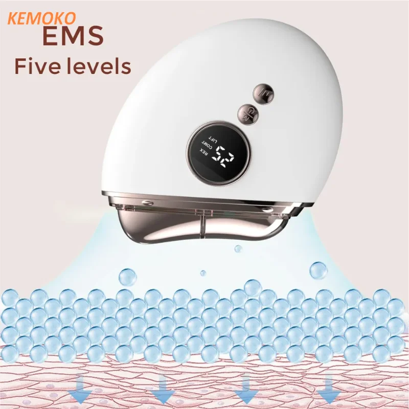 Massager Face Roller EMS Vibration Heating Massage Face Skin Rejuvenation Skin Tightening Beauty Device Lifing Thin facial massager