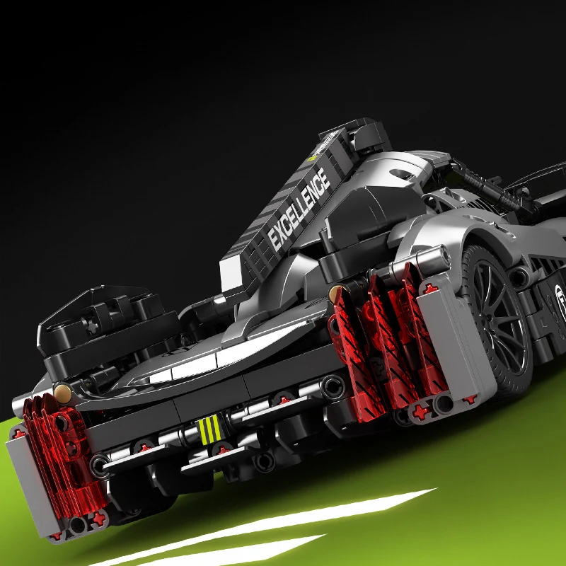 테크니컬 LeMans 레이싱 카 라디오, 리모컨 빌딩 블록, 1:14 체중계 푸조 9X8 하이퍼카 Rc 장난감 컬렉션, 2.4ghz