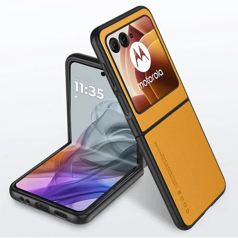 Luxury Leather Shockproof Silicone Frame Case - Full Protection Cover