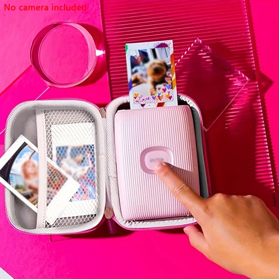 1pc for Mini EVO Link 2 Liplay 25 26 90 70 50 Instant Camera Hard protective case EVA carrying bag with inner storage bag