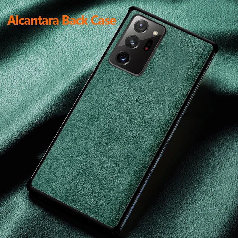 

Роскошный чехол-накладка с алькантарой для Samsung Galaxy S21, высококачественный защитный чехол для телефона в деловом стиле для Samsung Note 20 Ultra