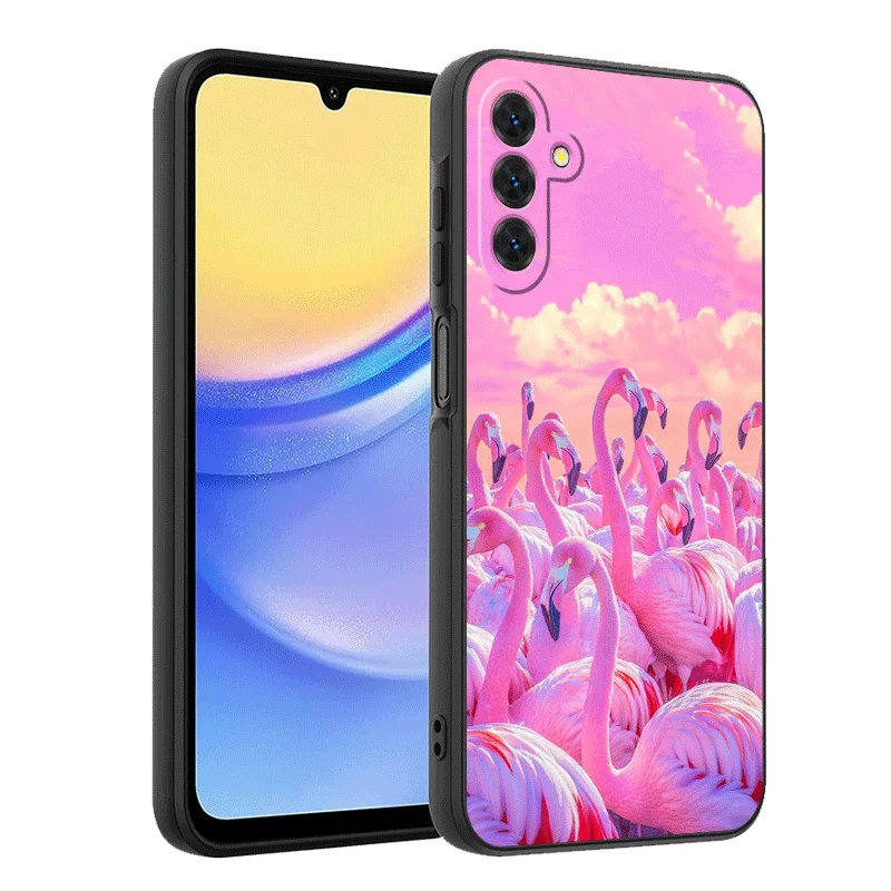 Dreamy Flamingo Soft Phone Case - Pink Red