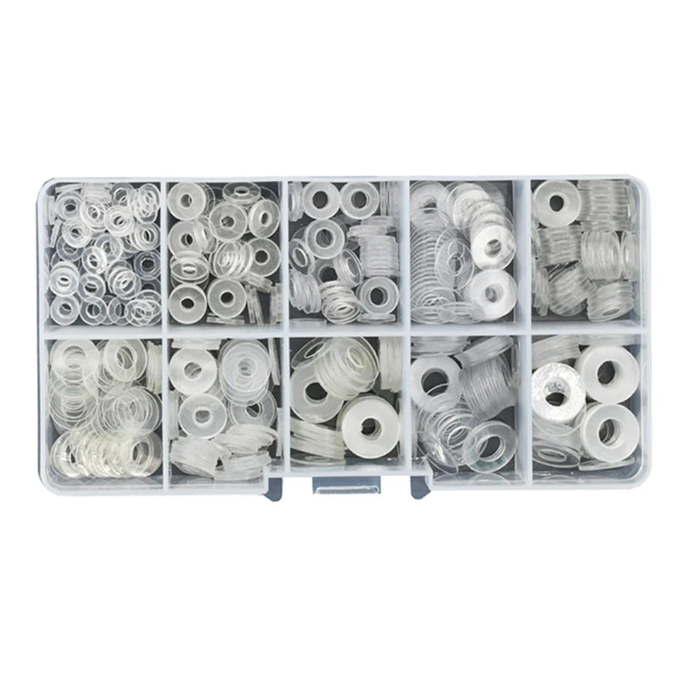 50/100/200 stuks Zacht/Hard Plastic PVC Transparant Isolerend Vlakke Pakking Ring Spacer Platte Ring 50/100/200 stuks Zacht/Hard Plastic PVC Transparant Isolerend Vlakke Pakking Ring Spacer Platte Ring