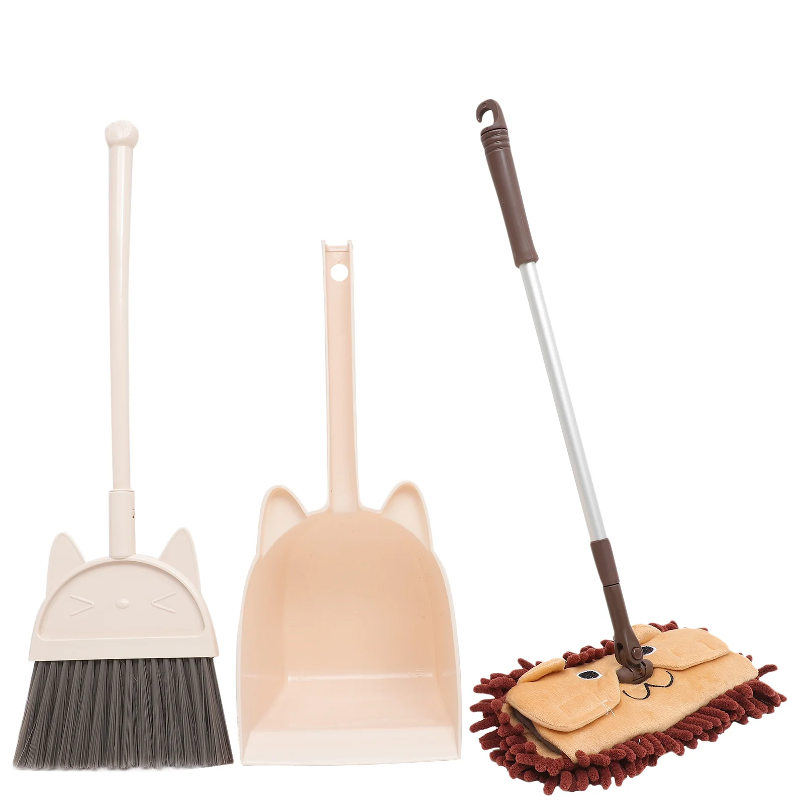 

Toys Toddlers Broom Dustpan Set Small Children Cleaning Tools Ball Mop Kids Baby