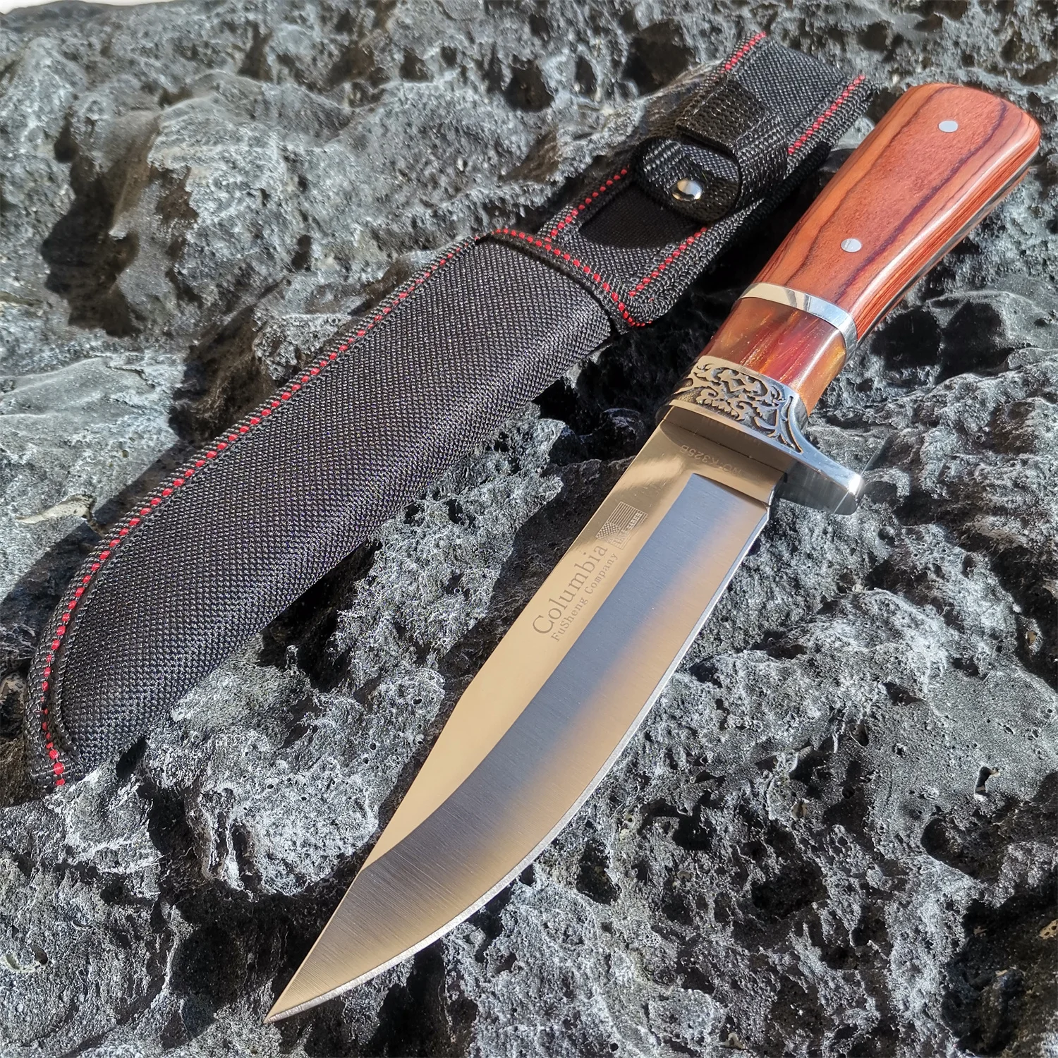 Cuchillo táctico militar de hoja fija 7CR13MOV, cuchillo de supervivencia  en la naturaleza, cuchillo de caza al aire libre, cortador de borde recto -  AliExpress