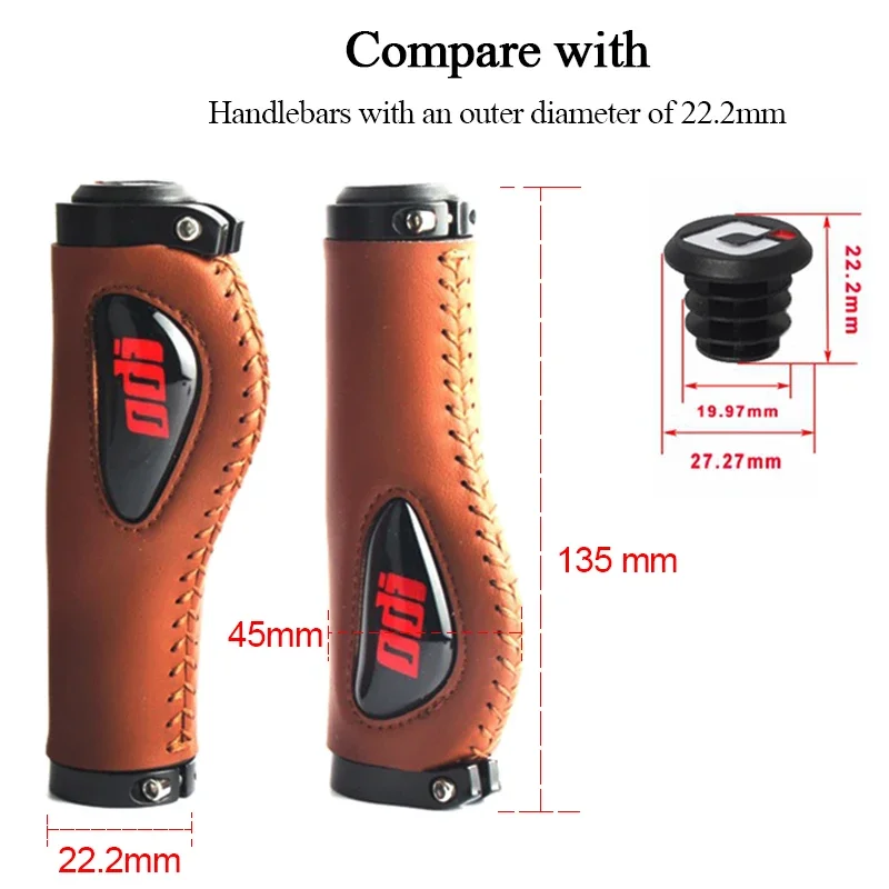 ODI Ergonomics Bicycle Handlebar Grip Soft Shock-absorbing Cycling Handlebar Sleeve Waterproof Bike Handle Cover