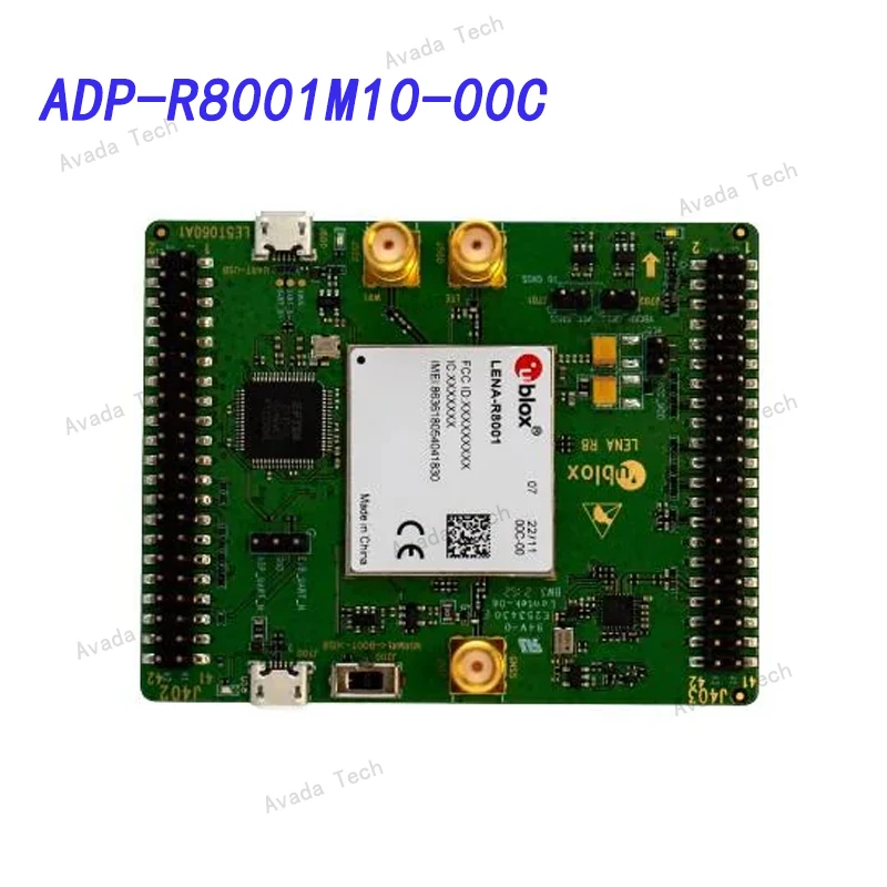 

Avada Tech ADP-R8001M10-00C Cellular development tool Adapter board LENA-R8001M10