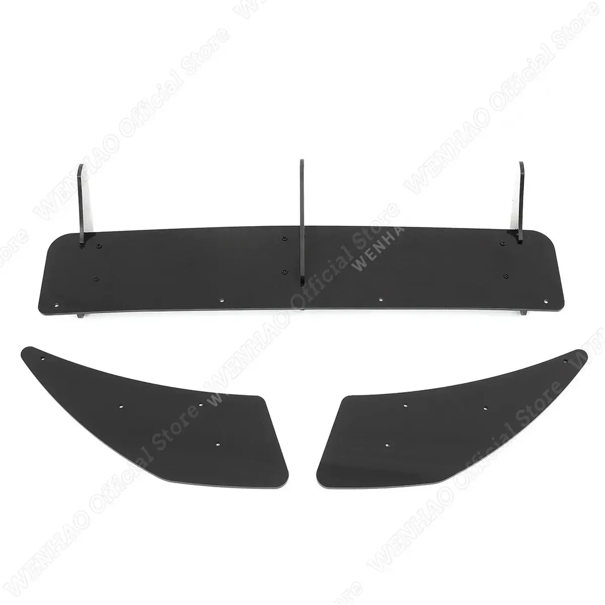 Car Rear Bumper Diffuser Rear Side Splitters Spoiler Lip For VW Volkswagen Golf 7 VII MK7 R R-Line 2013 -
