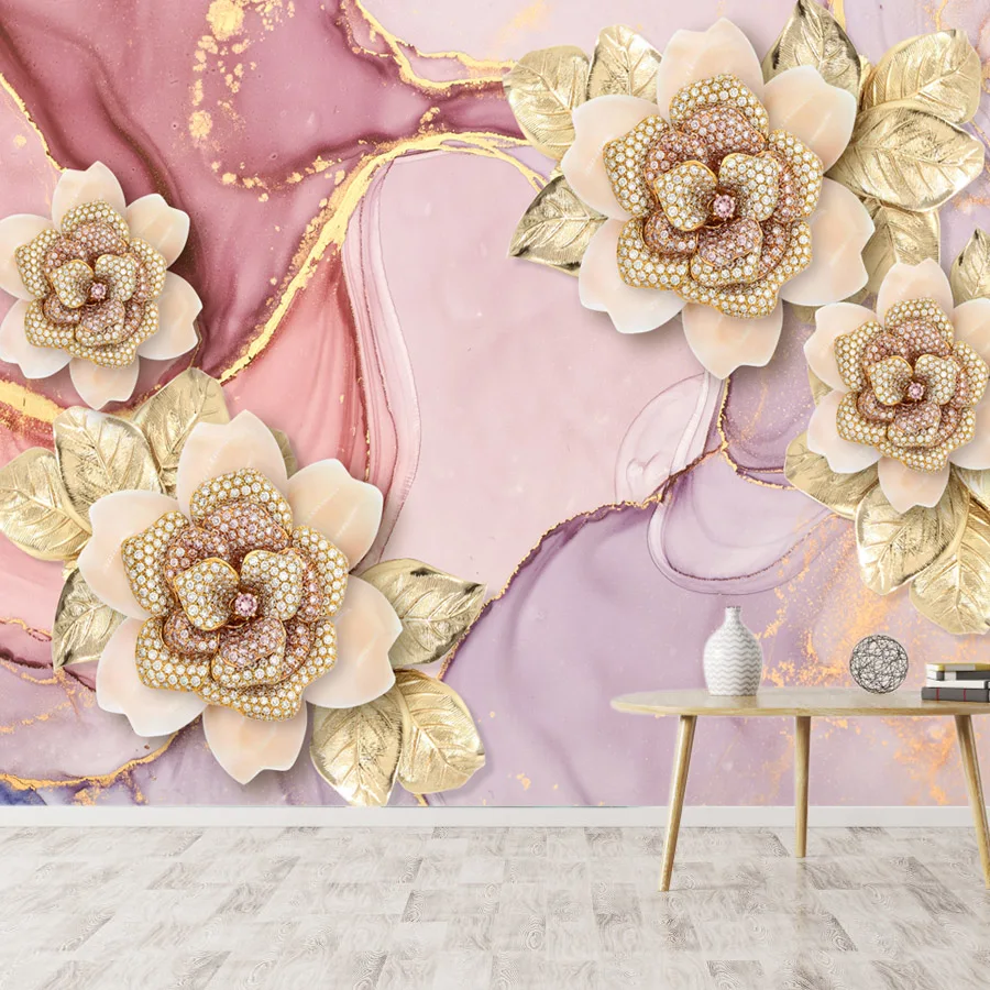 

Removable Peel and Stick Wallpapers Accept for Bedroom Walls Papers Home Decor 3d Panel Marble Floral Contact Paper Mural Prints