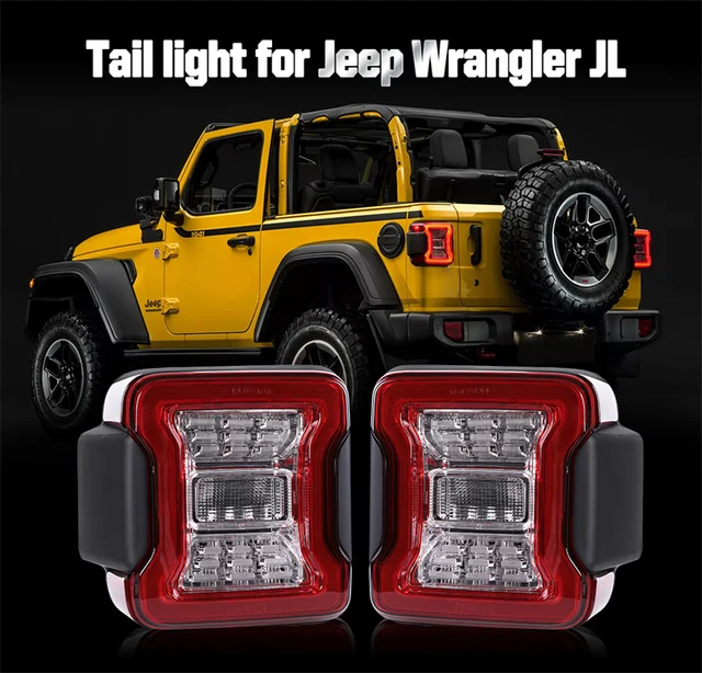 Feux LAMPE FEUX ARRIERE LED Pour Jeep Wrangler Rubicon / Sahara Jl Jlu  Gauche