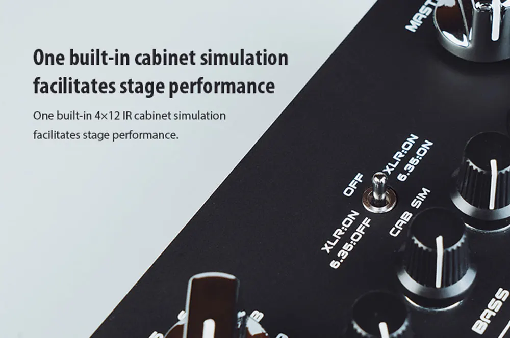 R-15 PREAMP HOUSE Cabinet Simulation Pedal Clean and Distortion Channel Dual Mod