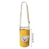 R6FD Reusable Bear Baby Warm Bottle Bag Feeding Bottle Cover Shoulder Bag Crossbody 6