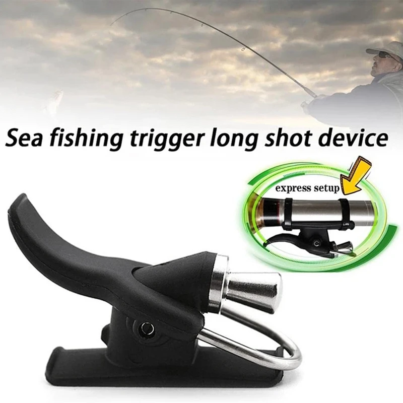 2 Set Sea Fishing Trigger Cannon Surf Fishing Trigger Aid Fixed Spool  Casting Aid Thumb Button Fishing Accessories - AliExpress