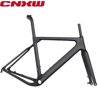 Carbon Gravel Bike Frame Thru Axle 142mm 4