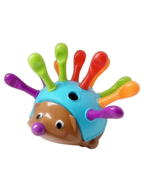 Children Insert Hedgehog Educational Toys Montessori Building Model Set Centralized Training Hand Eye Coordination 3