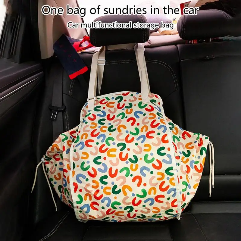 

Multi-Purpose Car Seat Back Organizer Auto Backseat Storage Bag Totes Lovely Bags Supplies for Car Interior Organizing