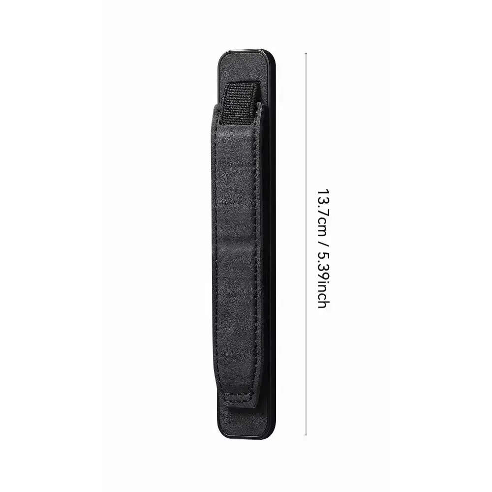 Stylish PU Leather Wristband Phone Grip & Telescopic Holder