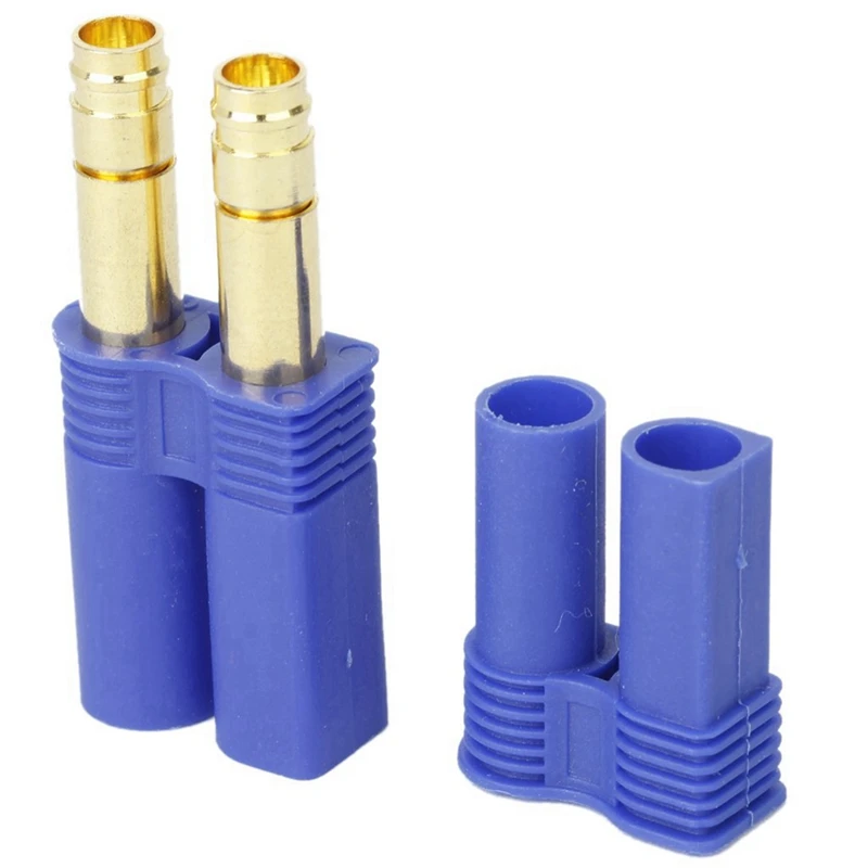 Hot Sale30 Pairs Of EC5 Banana Plug Bullet Connector Female+Male For RC ESC LIPO Battery/Motor