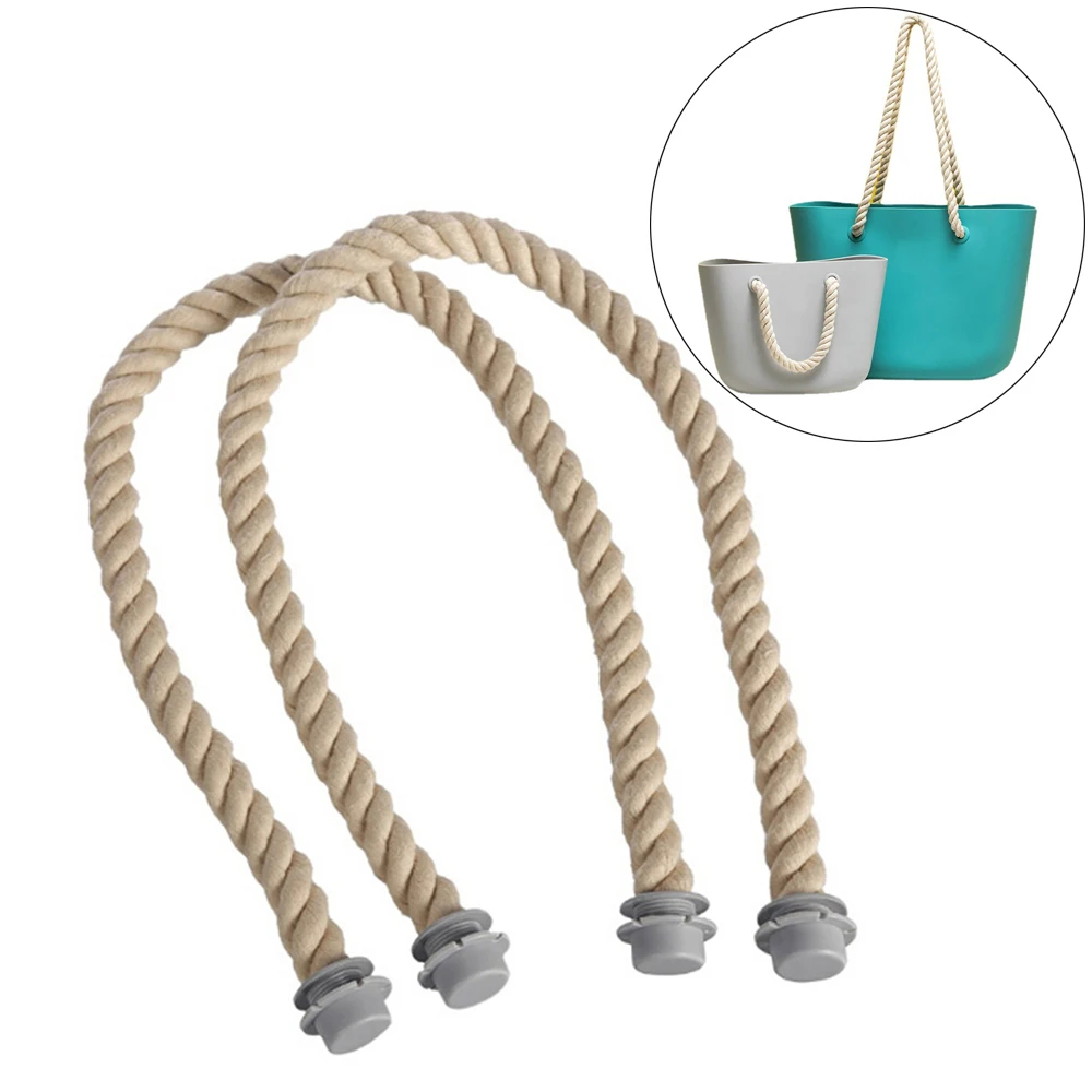 65Cm Obag Touw Handvat Riem Hennep Touw Tote Riem Obags Tas Tas Accessoires Riem Voor Vrouwen Siliconen Handtas Stijl