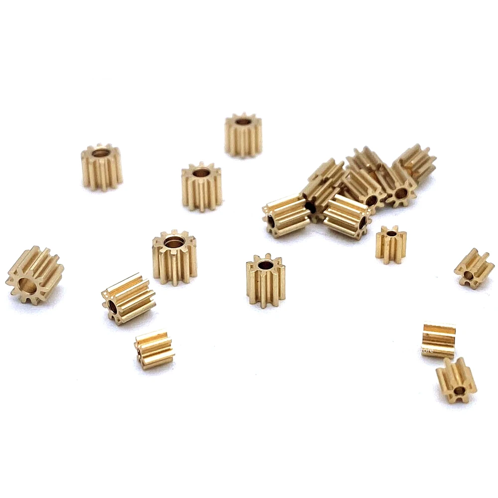 0.4M Copper Gear 6/7/8/9/10/11/12/13/14/15/16/17/18 Teeth Precision Machinery Gears Metal Model Gear DIY