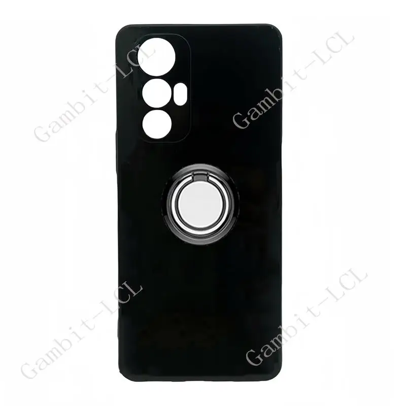 Enhanced Back Ring Holder Phone Cover - TPU Soft Silicone Case