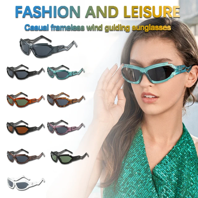 Sport Y2K Sunglasses UV Protective Bicycle Glasses Men Fashion Women's  Sunglasses Goggles Bicycle Fishing Glasses - AliExpress