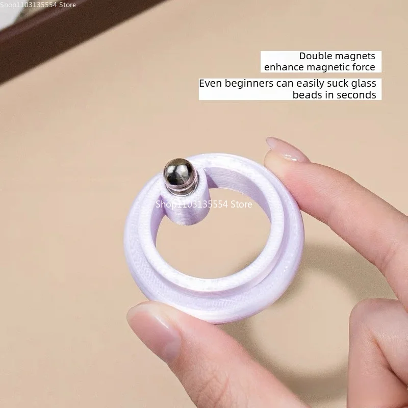 높이 조절 가능한 캣아이 네일 마그넷 도구 자동 강력 매니큐어 도구 캣아이 젤 폴리쉬 효과를 위한 회전식 마그네틱 링